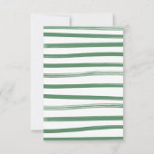 おしゃれなテニス少年が赤ちゃんのために選んだ本 招待状 (裏面)