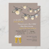 おしゃれなデザインのベイビーシャワー2招待状 招待状 (正面/裏面)