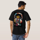 おしゃれなデザインのTシャツ Tシャツ (裏面フル)