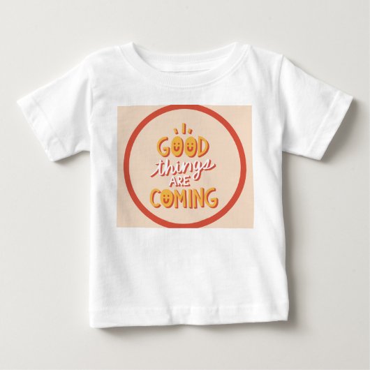 おしゃれなデザイン ベビーTシャツ (正面)
