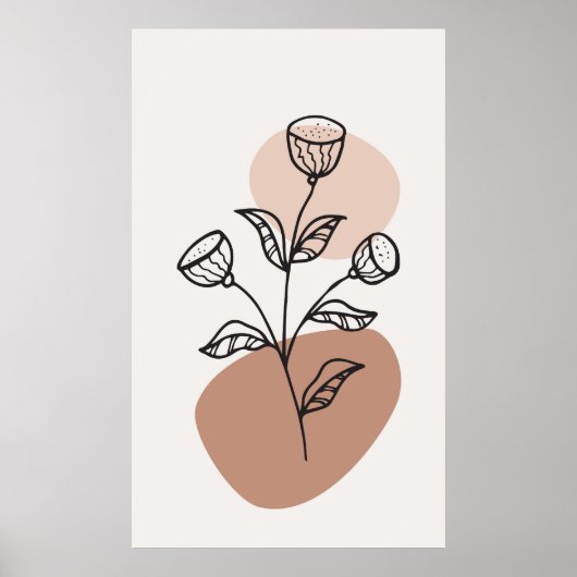 おしゃれなデザイン ポスター (正面)