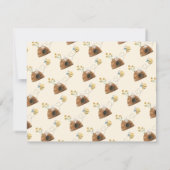 おしゃれなデザイン　2歳の誕生日　最初の写真 招待状 (裏面)