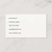 おしゃれなドット模様 名刺 (裏面)