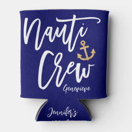 おしゃれなナウティクルーの花嫁の友人 海洋 バチェロレッテパーティー 缶クーラー