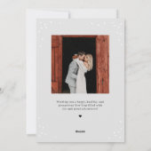 おしゃれなニューイヤーカード写真 シーズンカード (裏面)