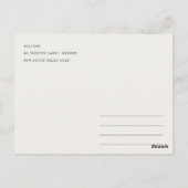 おしゃれなニューオーリンズ ルイジアナ州 水彩画 トラベル ポストカード (裏面)