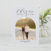 おしゃれなニューヨールへのグレイ・チーズの写真年賀状 シーズンカード (スタンド正面)