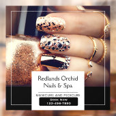 おしゃれなネイルサロン販促用カスタマイズ ウィンドウサイン (シート2)