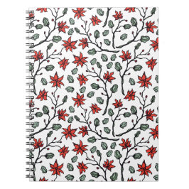 おしゃれなノートテーカーのためのフラワースパイラルノートブック ノートブック