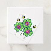 おしゃれなハチと明るい花のタグ フェイバータグ (インサイチュ)