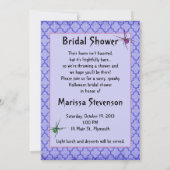 おしゃれなハロウィン ブライダルシャワーの招待状 招待状 (裏面)