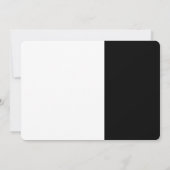 おしゃれなハロウィーン魔女の誕生日招待状 招待状 (裏面)