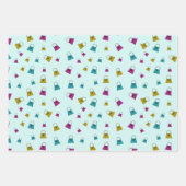 おしゃれなハンドバッグラッピング紙シート ラッピングペーパーシート (正面)