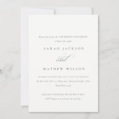 おしゃれなバラ色のペイズリー タイポグラフィー どんな年でも記念日 招待状 (正面)