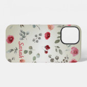 おしゃれなバラ iPhoneケース (裏面横)
