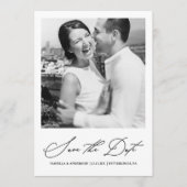 おしゃれなバーガンディの写真 Save the Date セーブザデート (正面)