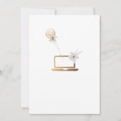 おしゃれなバーチャルシャワー 招待状 (裏面)