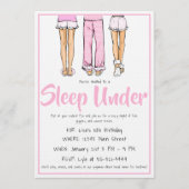 おしゃれなパジャマパーティー ご招待 / ガールズピジューパーティー 招待状 (正面)