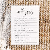 おしゃれなパパのジョーク 赤ちゃんのお披露目ゲーム 招待状