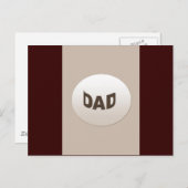 おしゃれなパパ ポストカード (正面/裏面)