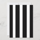 おしゃれなパリのフレンチカフェでのブライズシャワー 招待状 (裏面)