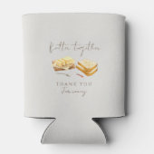 おしゃれなパンとバターの結婚前お披露目パーティー 缶クーラー (裏面)