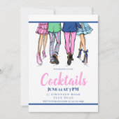 おしゃれなパーティーのお誘い方 招待状 (正面)