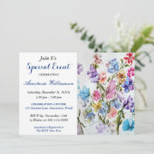 おしゃれなパーティー招待状 招待状 (スタンド正面)