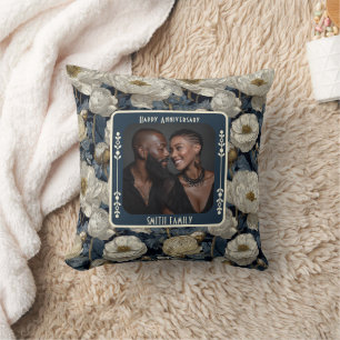 おしゃれなパートナー 50周年記念 老夫婦 クッション