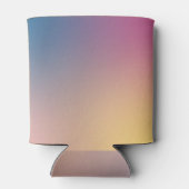 おしゃれなパープル グラデーション オンブレ スクリプト ブライダル シャワー 缶クーラー (裏面)