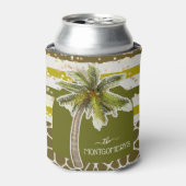 おしゃれなパームツリー 缶クーラー (缶正面)