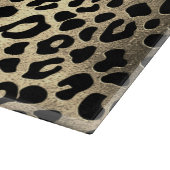 おしゃれなヒョウ柄 コケティーボウ モノグラム カッティングボード (角)