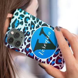 おしゃれなヒョウ柄 ロカビリー パターン iPhone 12ケース