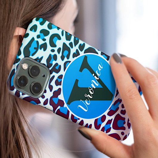 おしゃれなヒョウ柄 ロカビリー パターン Case-Mate iPhoneケース