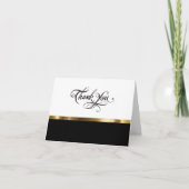 おしゃれなビジネス感謝カード サンキューカード (正面)