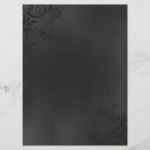 おしゃれなビンテージ黒板風結婚式バスケット看板 (裏面)