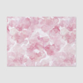 おしゃれなピンクのアブストラクト誕生日 薄葉紙 (正面)