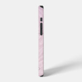 おしゃれなピンクのカップル iPhoneケース (左側面)