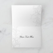 おしゃれなピンクのサンキューカード サンキューカード (内部)