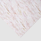 おしゃれなピンクの花の誕生日 薄葉紙 (詳細)