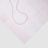 おしゃれなピンクパールの花嫁シャワー 薄葉紙 (詳細)