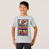 おしゃれなファッションT-Rex Tシャツ (正面フル)