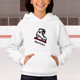 おしゃれなフィギュアスケートの女の子 スケート オーダーメイド 赤