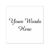 おしゃれなフォントの小さなカスタムワード、パーソナライズされた セルフインキングスタンプ (デザイン)