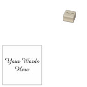 おしゃれなフォントの小さなカスタム単語 ラバースタンプ (押印)