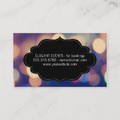 おしゃれなフレーム | ボケ 名刺 (裏面)