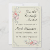 おしゃれなフレーム 5x7 ウェディングシャワー招待状 招待状 (正面)