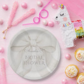 おしゃれなブライダルシャワーの装飾 ペーパープレート (パーティー)