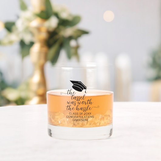 おしゃれなブラック タッセルは苦労する価値があった ウイスキーグラス (インサイチュ (ウェディング))