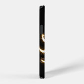 おしゃれなブラック iPhoneケース (右側面)